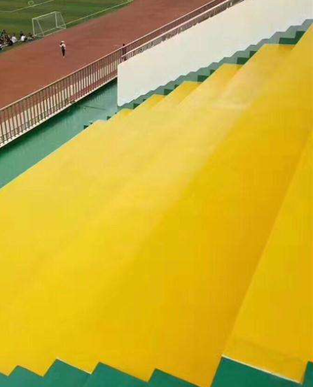 大化球场台阶翻新修补改造